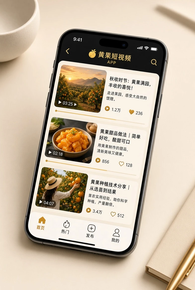 黄果短视频应用服务
