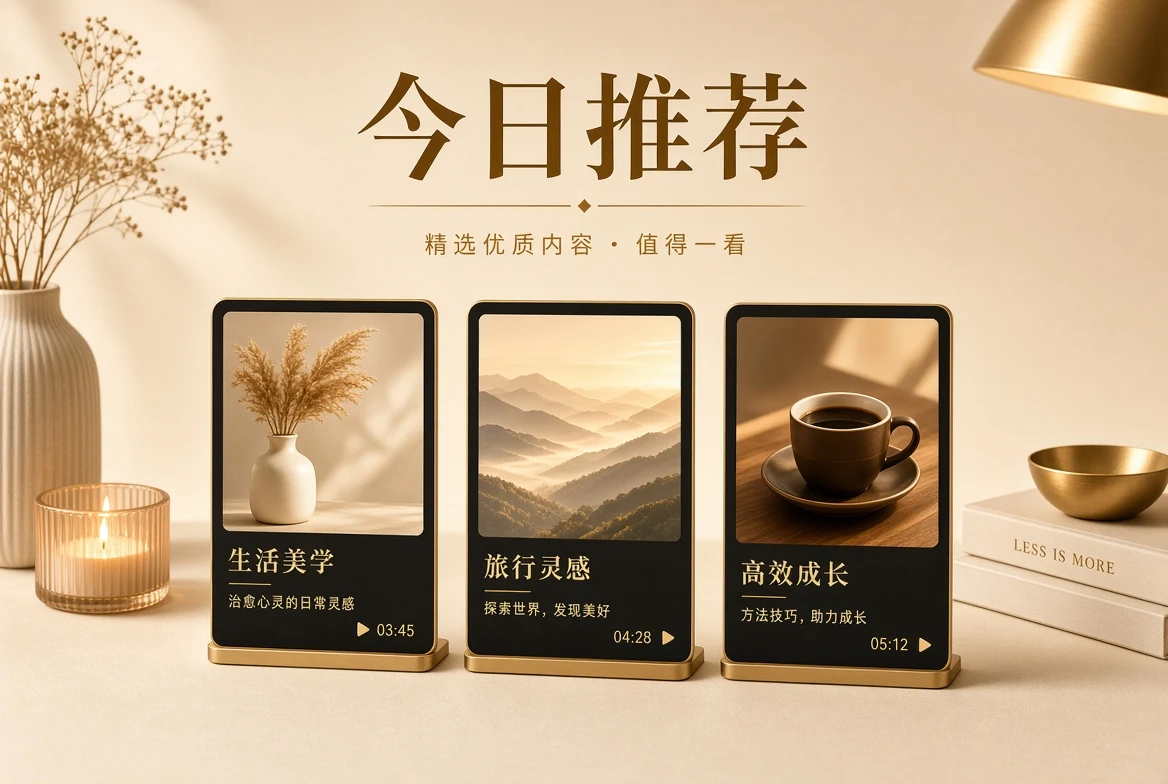 今日推荐栏目视觉